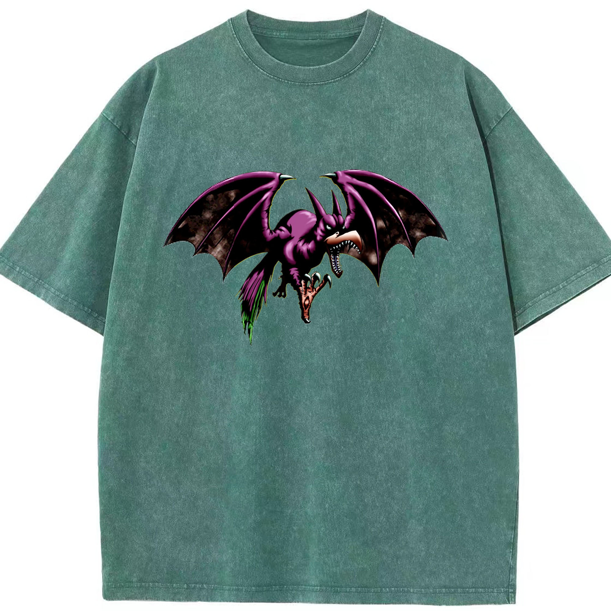 （画像用） 遊☆戯☆王 Yu-Gi-Oh! 綿100% ヴィンテージ風 半袖Tシャツ（フロントプリント）